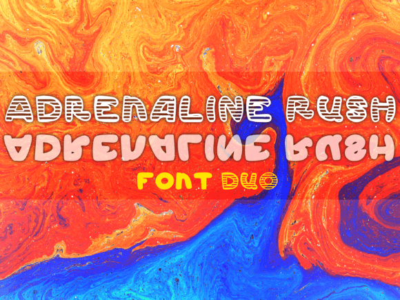 Adrenaline Rush: A Bold Display Font for Scroll-Stopping Campaigns