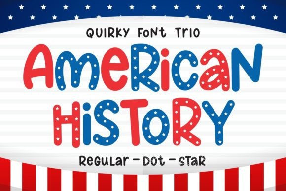 American History Display Font for Joyful Digital Designs