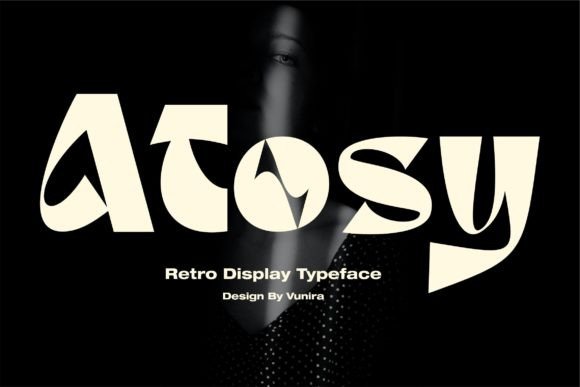 Atosy: A Playful Display Font for Editorial Designers
