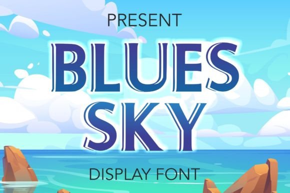Blues Sky: A Friendly Display Font for Business