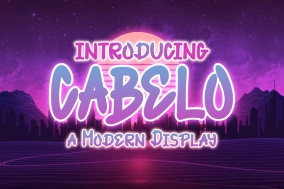 Cabelo: A Bold Display Font That Transforms Web Layouts
