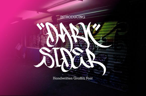 Dark Sider: A Trendy Urban Font for Crafters and Makers