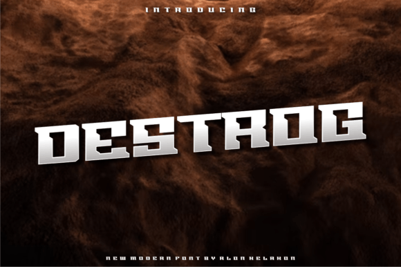 Destrog: A Display Font That Makes Handmade Products Stand Out