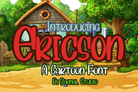 Ericson Font: Quirky Display Typeface for Editorial Charm