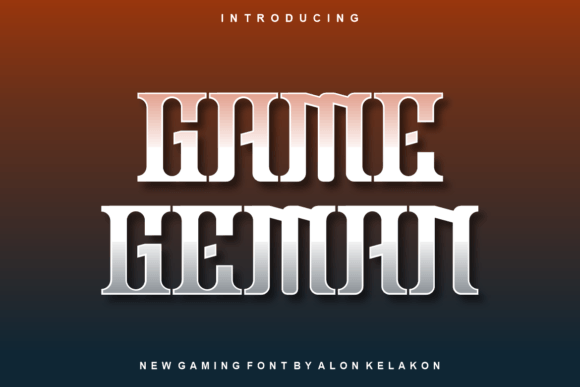 Game Geman: A Modern Display Font for Bold Digital Campaigns