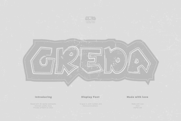 Greda: A Textured Display Font for Bold Web Headlines