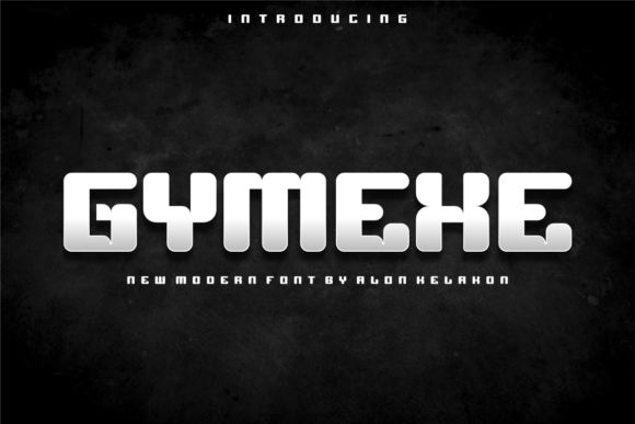 Gymexe: A Bold Display Font for Modern Web Design