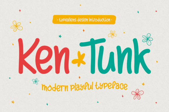 Ken Tunk: A Relaxed Display Font for Playful Branding