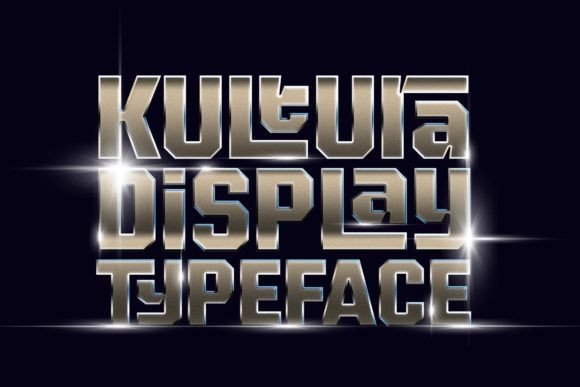 Kultura Font: A Bold, Friendly Display Typeface for Small Business Branding
