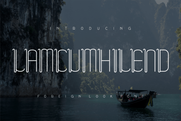 Lamcumhilend Typeface: Elegant Display Font for Digital Branding