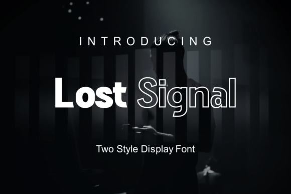 Lost Signal: A Bold Display Font for Crafters & Sellers