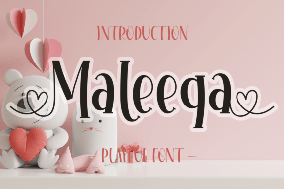 Maleeqa: The Handwritten Display Font for Craft Projects