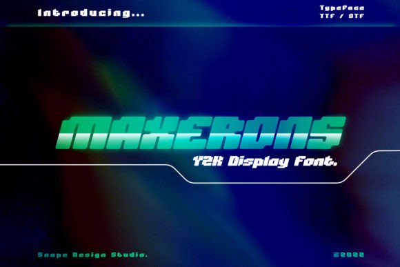 Maxerons: What Actually Happens When You Put This Display Font to Work