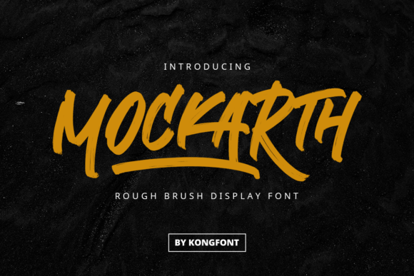 Mockarth: A Romantic Cursive Font for Brand Design