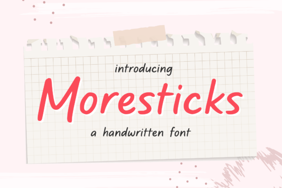 Moresticks: A Display Font That Earns Its Space