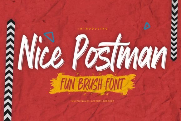 Nice Postman: A Brush-Style Display Font That Sells
