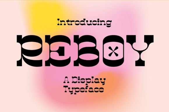 Reboy: A Retro Display Font That Pops on Screen