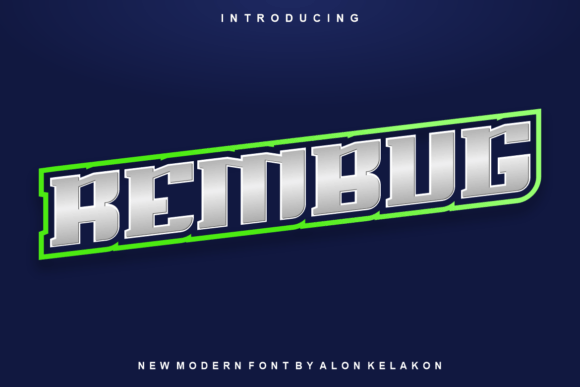 Rembug Font: A Modern Typeface for Editorial Design