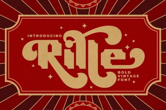 Rille: The Handcrafted Display Font for Bold Brand Visuals