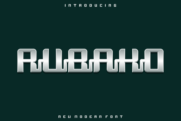 Rubako: A Bold Display Font That Makes Small Business Branding Pop