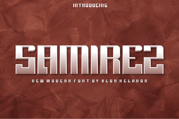 Samirez: A Display Font That Makes Campaign Headlines Unmissable
