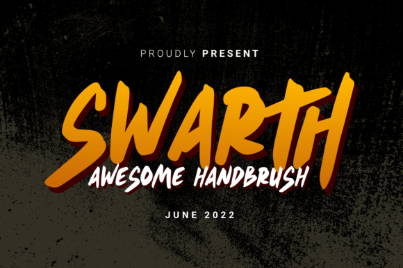 Swarth Display Font for Small Business Branding