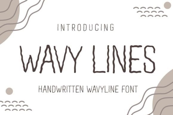 Wavy Lines: A Handwritten Font for Standout Digital Branding